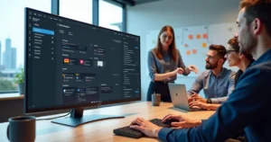 Tela do Figma com componentes e variants organizados para times de produto